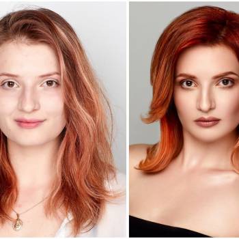 Шикарное преображение с окрашиванием от Вики Писаренко.