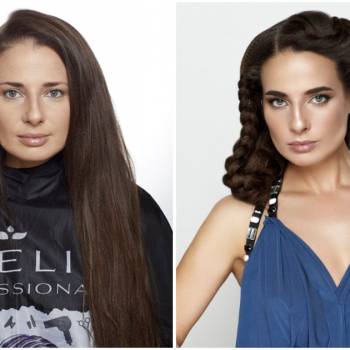 Авангардное ассиметричное плетение от мастеров салона