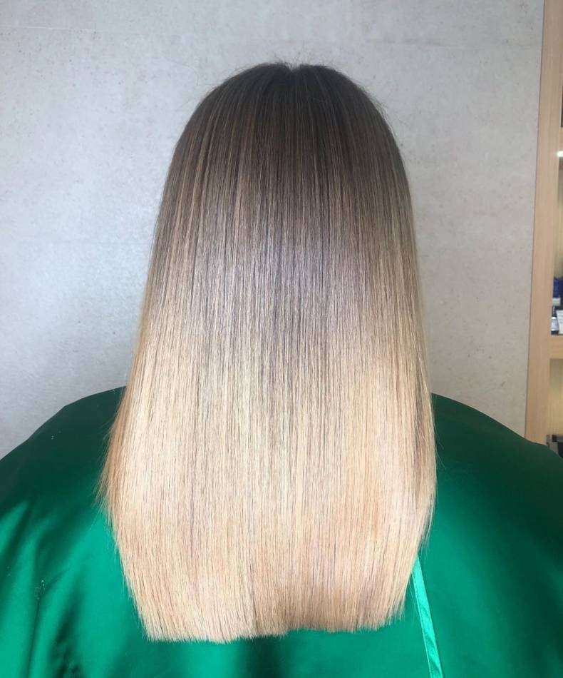 Стрижка на довге волосся укладка блонд, фото -  MFL Spa & Beauty Salon