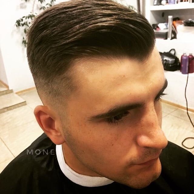 Мужская стрижка на короткие волосы фейд, фото - Студия красоты Mone