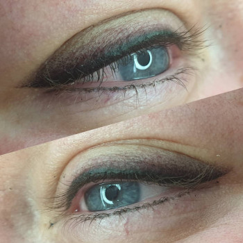 Стрелка с растушевкой
                    Мастер перманентного макияжа Екатерина Петрова Запорожье