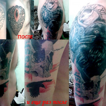 Исправление или перекрытие тату
                    Тату майстер Серега Кривий Ріг