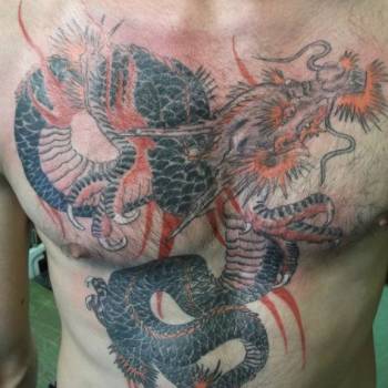 Татуировка Китайского дракона