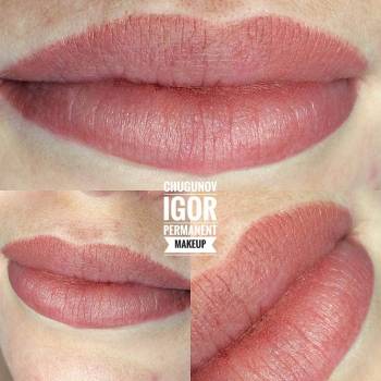 Акварельные губы 