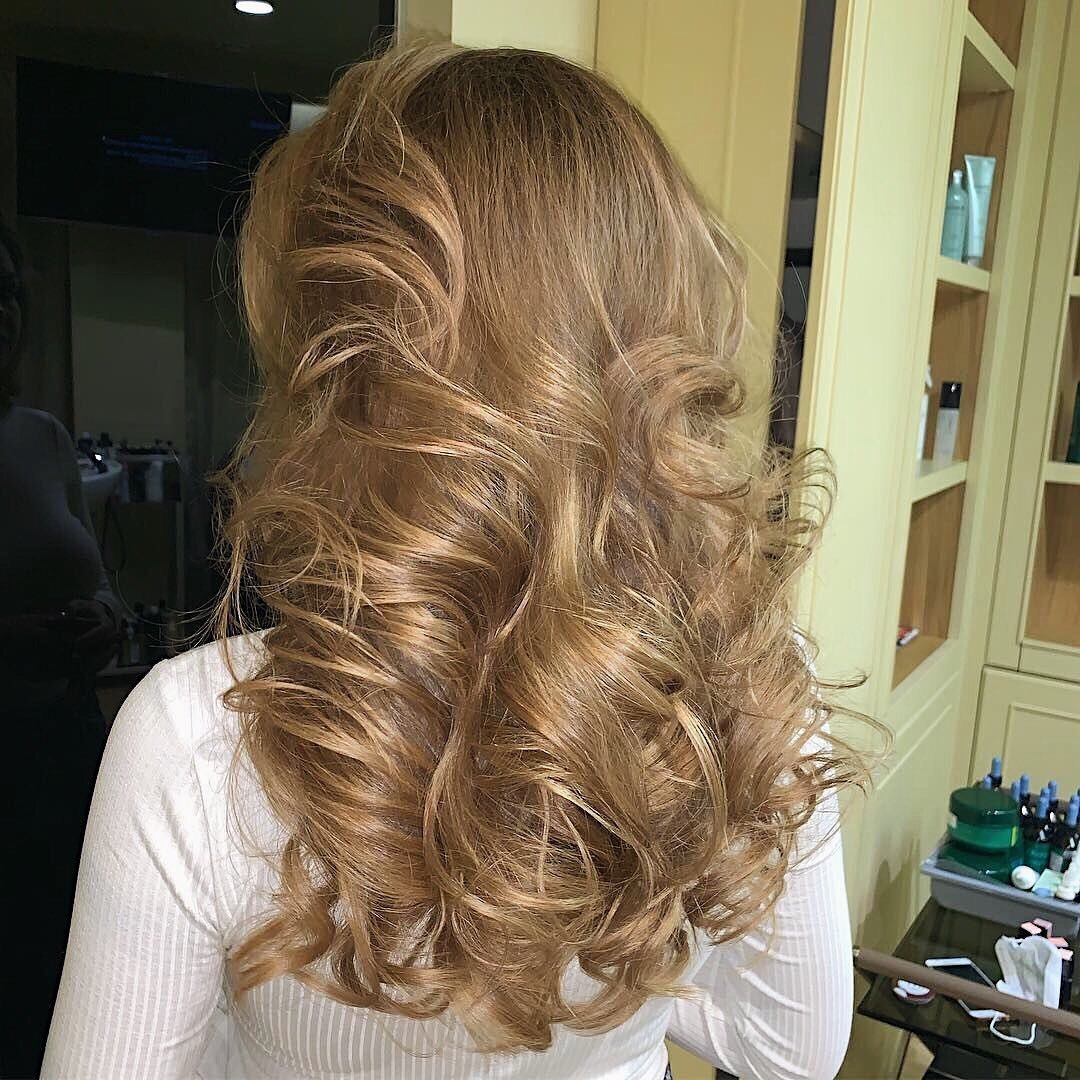 Стрижка на длинные волосы укладка волос светлые, фото -  TSARSKY Beauty&SPA