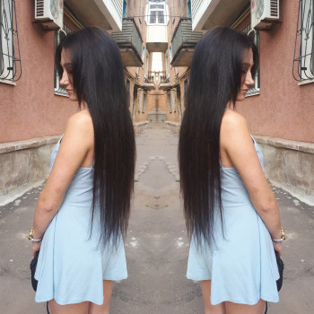 Тресове нарощування, голливудское наращивание волос
                    Перукар Юлия Кривий Ріг