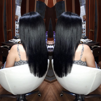 Тресове нарощування, голливудское наращивание волос
                    Перукар Юлия Кривий Ріг