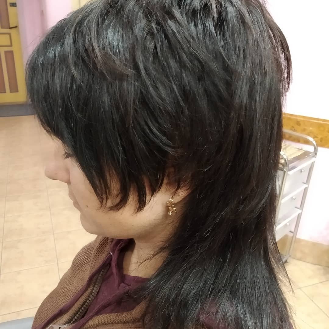Стрижка на длинные волосы женская маллет, фото - Студия красоты Чарівна