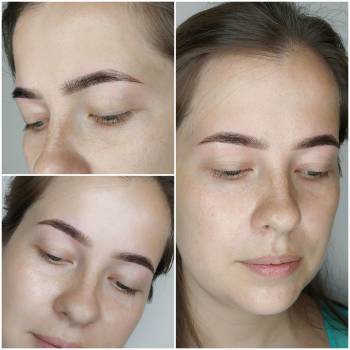 Коррекция и окрашивание бровей