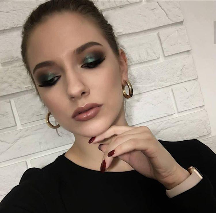Макияж глаз вечерний красивый, фото - Студия красоты Beauty Room Mark Fashion
