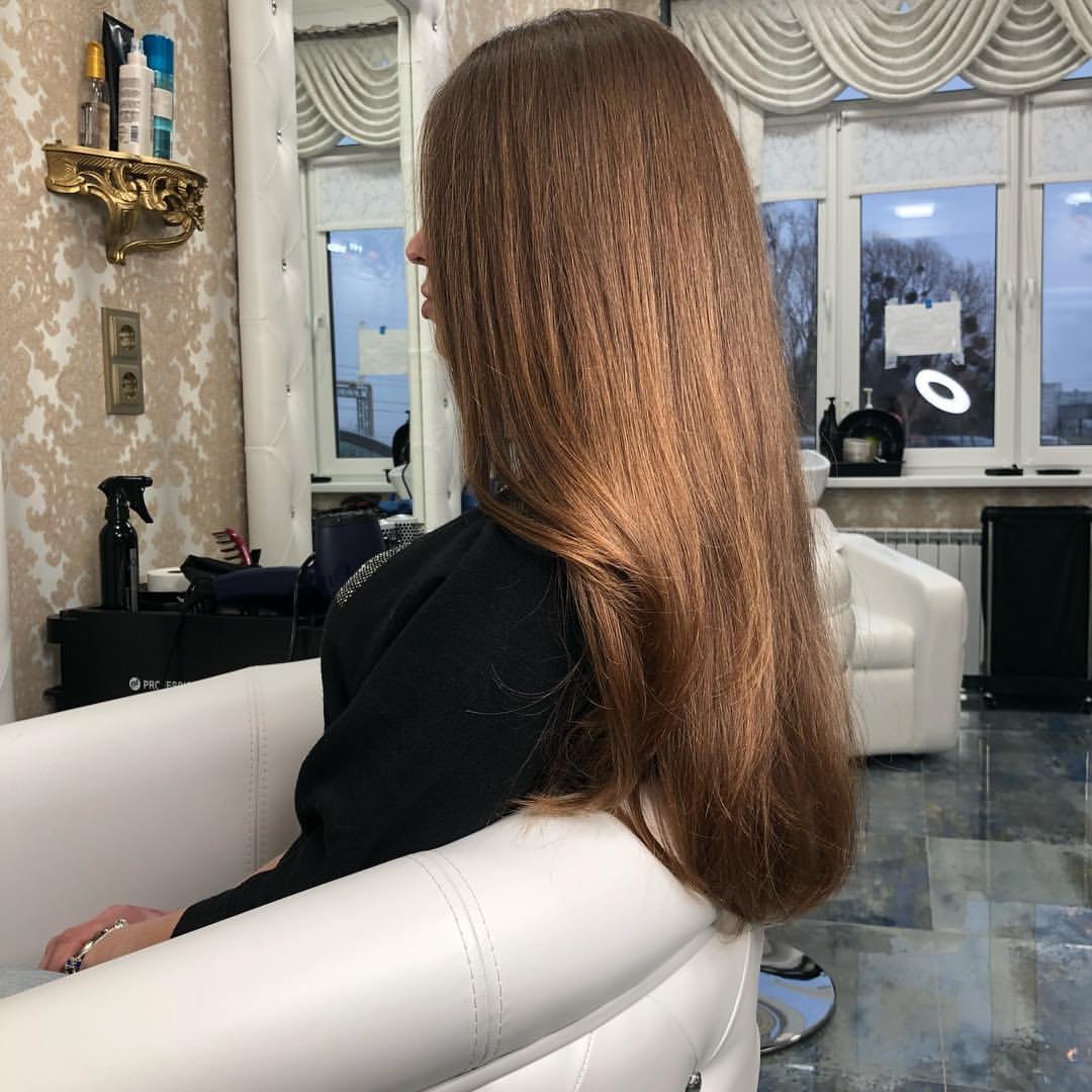 Стрижка на длинные волосы женская укладка волос, фото - Студия красоты De Barberia