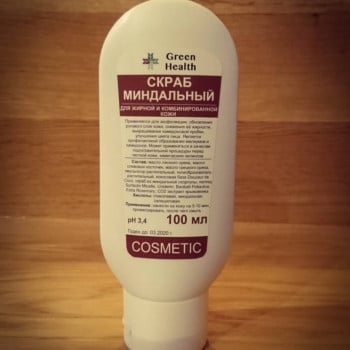 Миндальный скраб для жирной и комбинированной кожи 100 мл