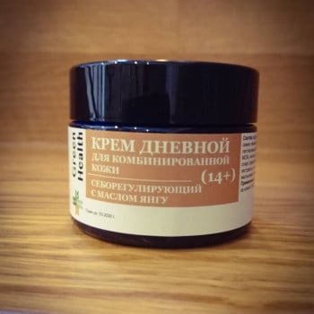 Крем дневной для комбинированной кожи, себорегулирующий с маслом янгу (14+) 30 мл