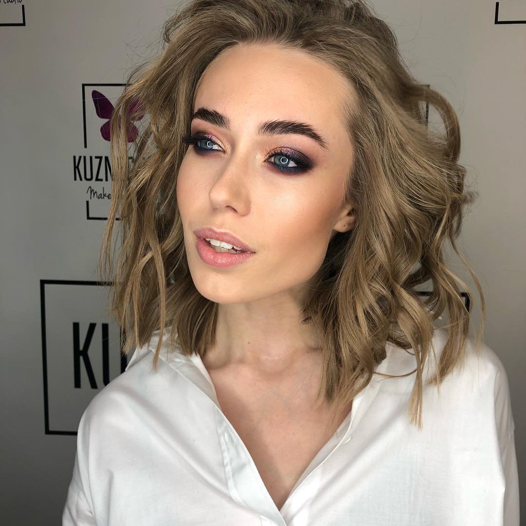 Макияж глаз вечерний яркий, фото -  Kuznecova Make-Up Studio