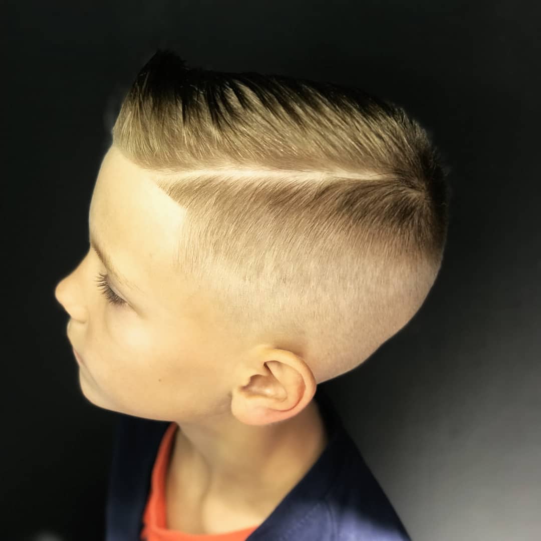 Стрижка на коротке волосся для хлопчика фейд, фото -  Cut Men