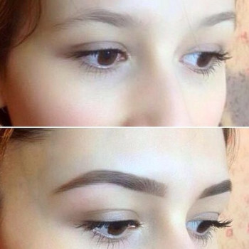 Фарбування брів та вій 
                    Візажист Olga Kaposi Чернівці