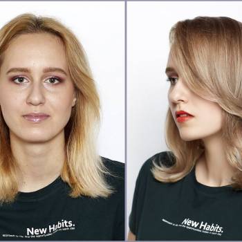 Сложное окрашивание, стрижка и укладка