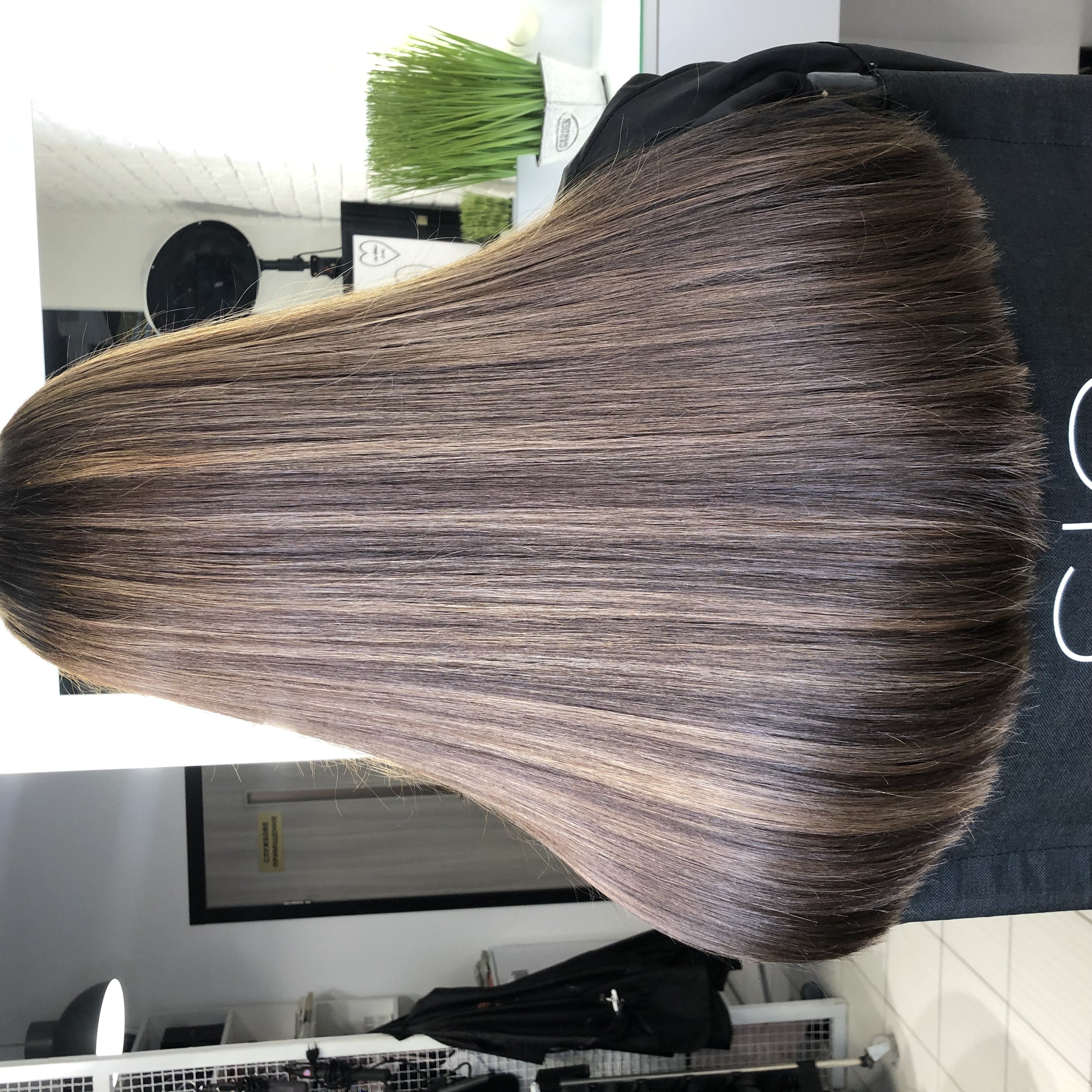 Стрижка на длинные волосы сложное окрашивание балаяж, фото - Студия красоты Gio Beauty Bar
