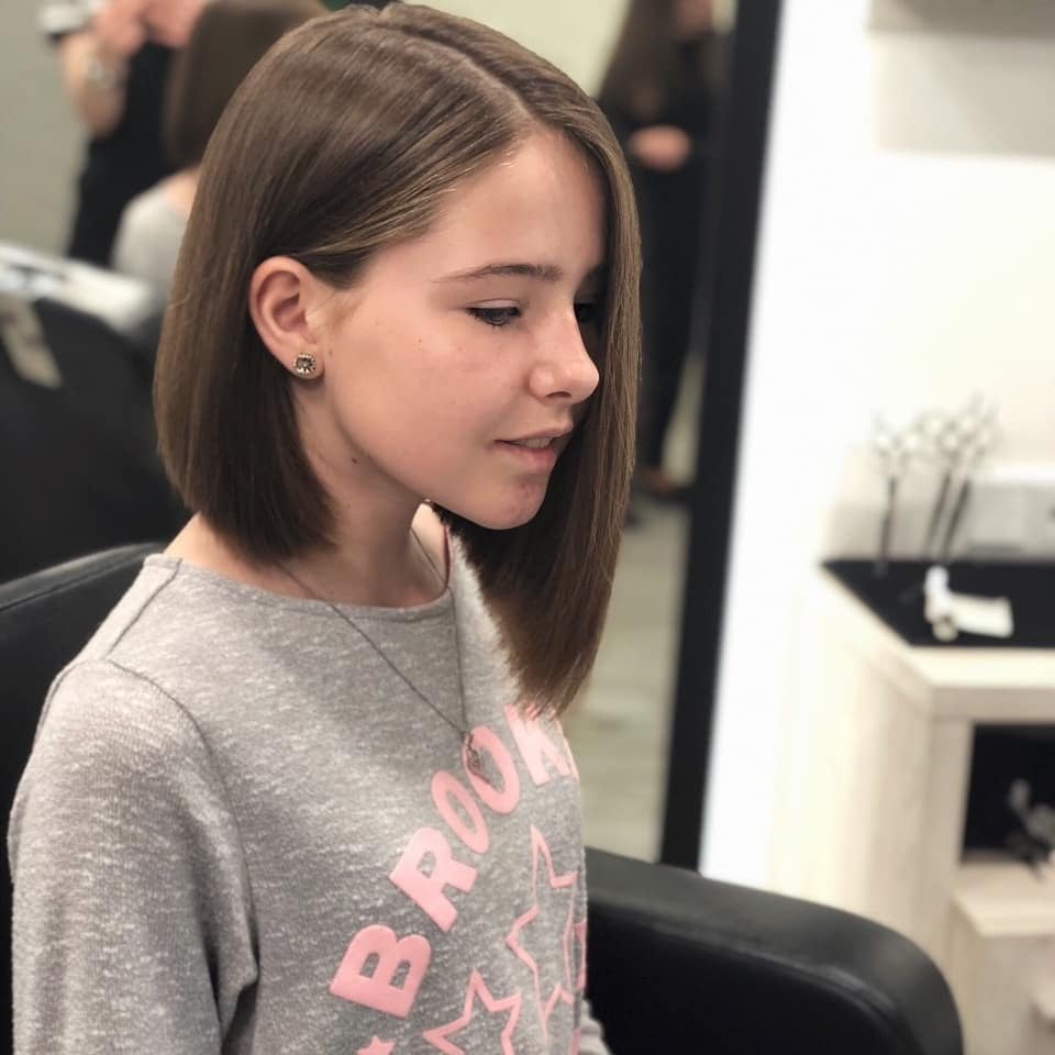 Стрижка на середнє волосся каре боб, фото - Студія краси Oliferchuk Beauty Studio