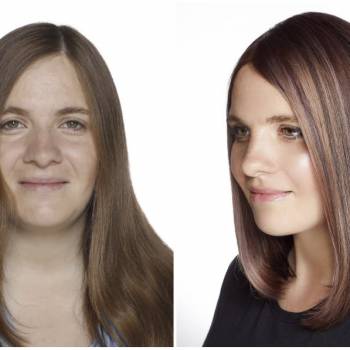 Абсолютно новый замечательный имидж для нашей клиентки