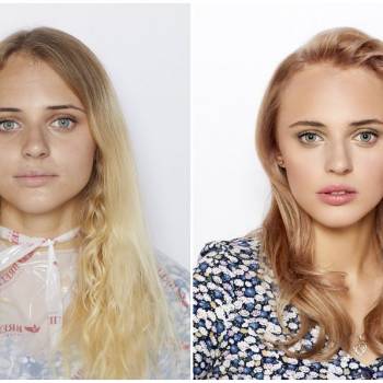 Нежный и романтичный образ создала Дарья Герасименко