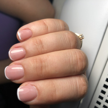 Свадебный маникюр в школу френч, фото - Мастер маникюра Аліна Нижник