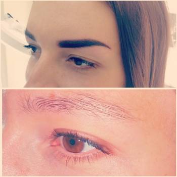     макіяж брів  