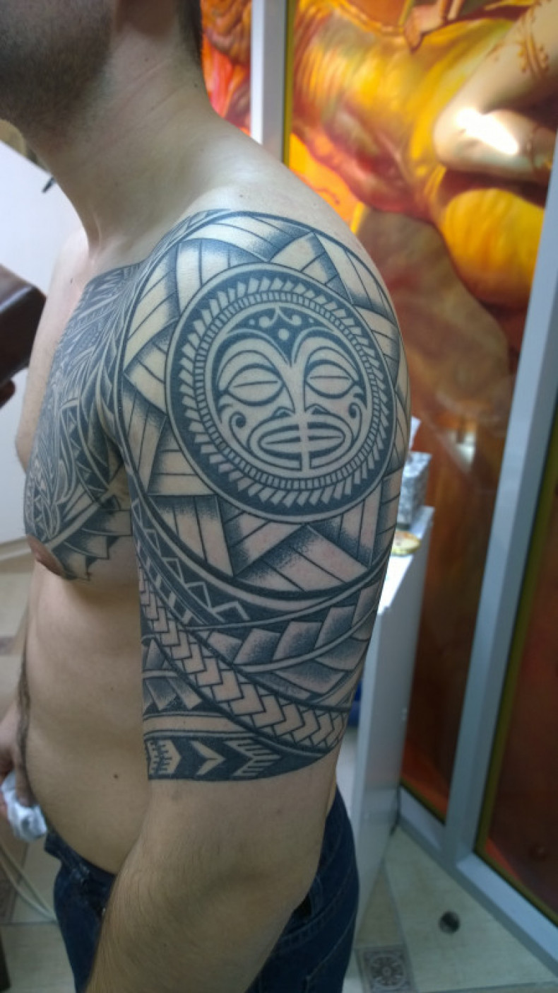 Полинезия, фото - Студия татуажа Gold ink tattoo