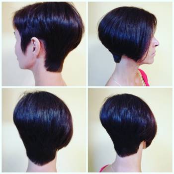 ,, Умная,, стрижка. Продумана каждая зона, учитывая структур