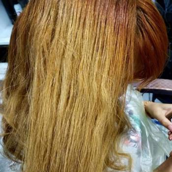 До окрашивания 