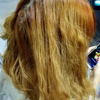 До окрашивания 