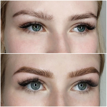 Корекція та фарбування брів хна/фарба