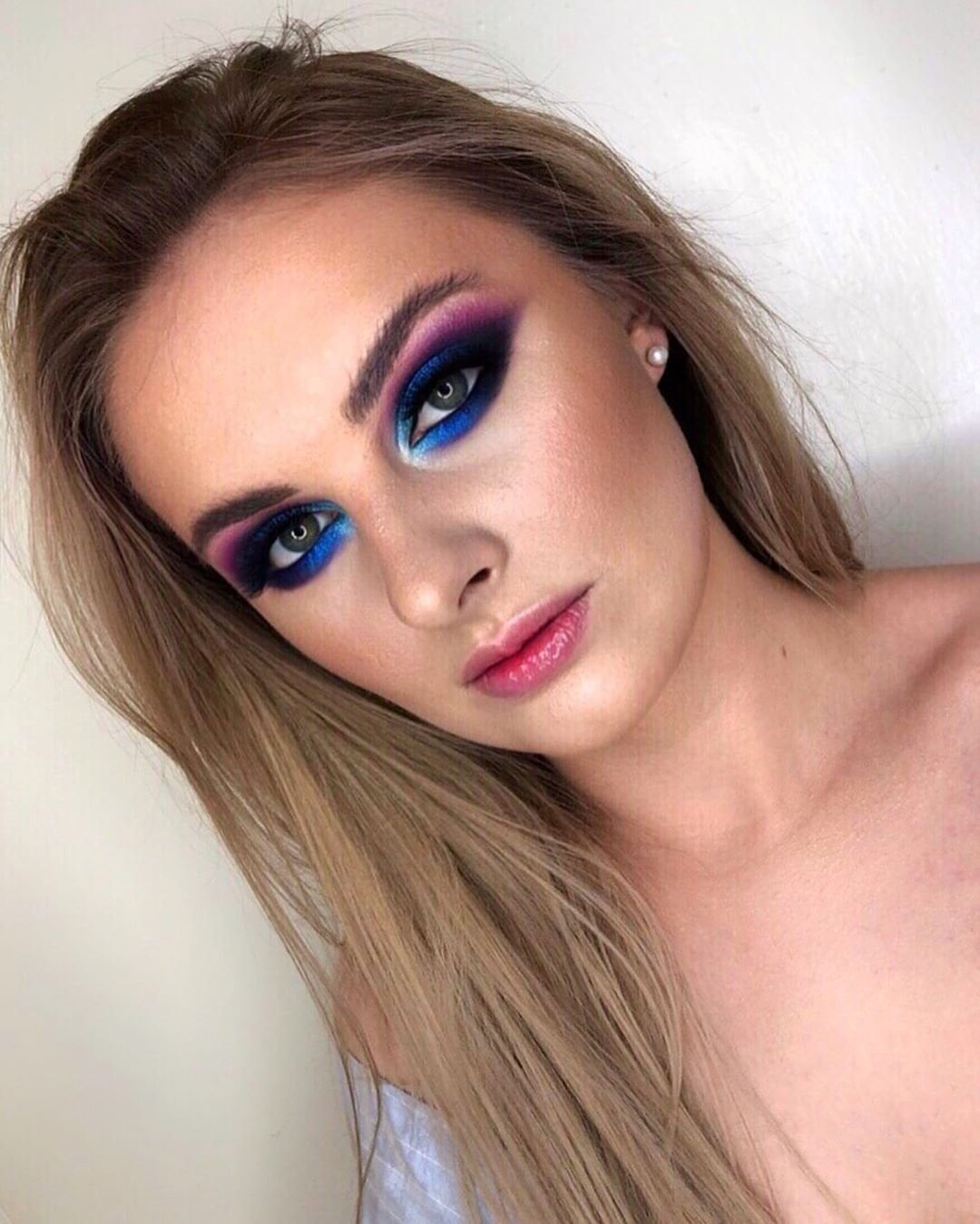 Макияж глаз яркий необычный, фото - Визажист Карина Клименко