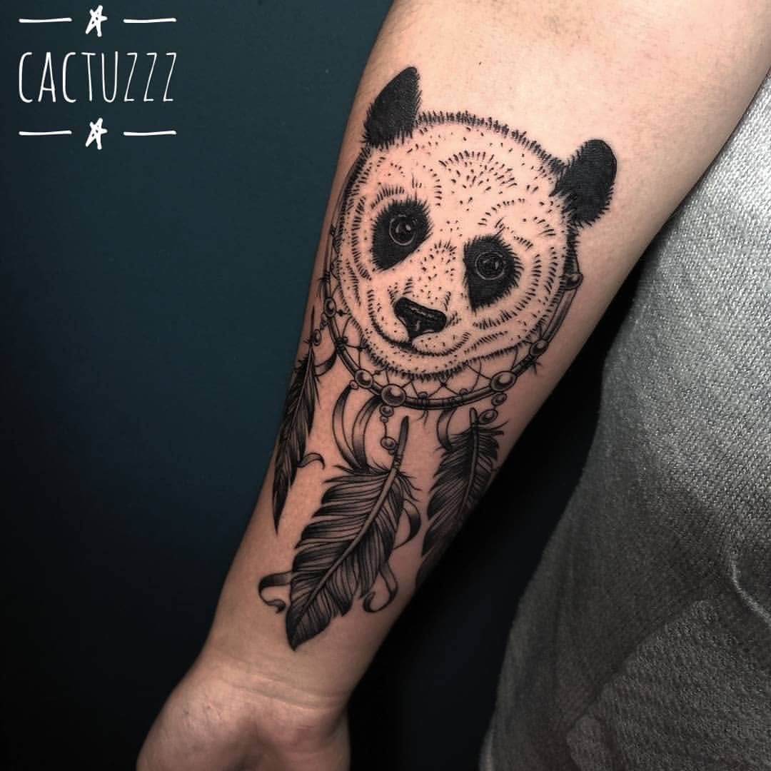 Для хлопців на передпліччі чорно-білі, фото - Тату салон Cactuzzz