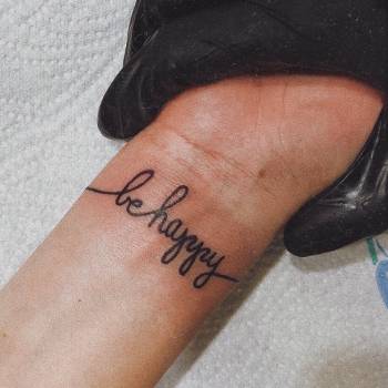 Тату надпись маленькие тату, фото - Тату мастер Лейла