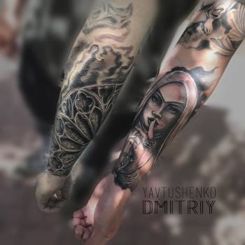 Религия тату в Днепропетровске \ Индивидуальные проекты 