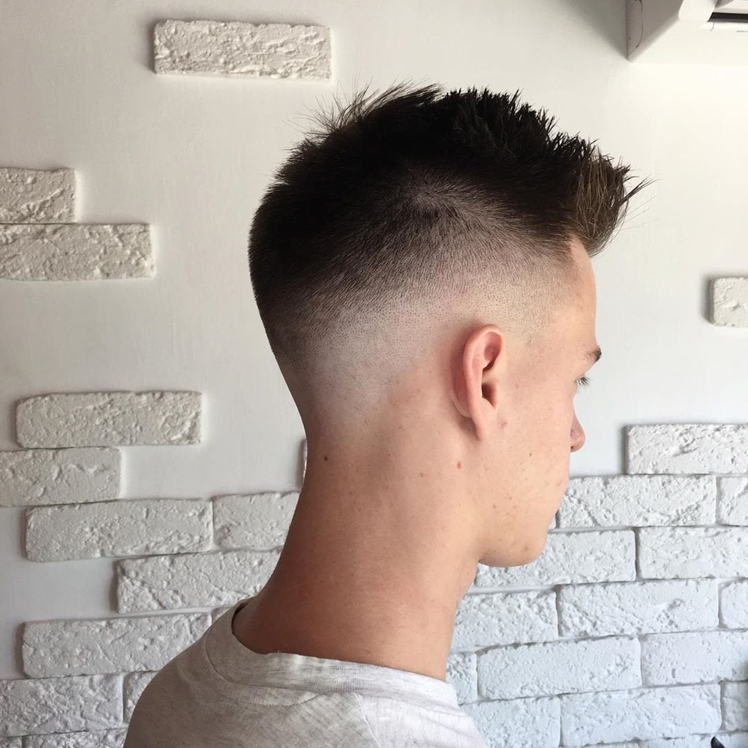 Мужская стрижка фейд модная, фото - Барбершоп Get some cut