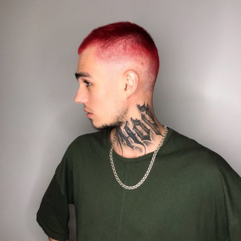 Красный цвет волос розовый, фото -  Илона Вирабян