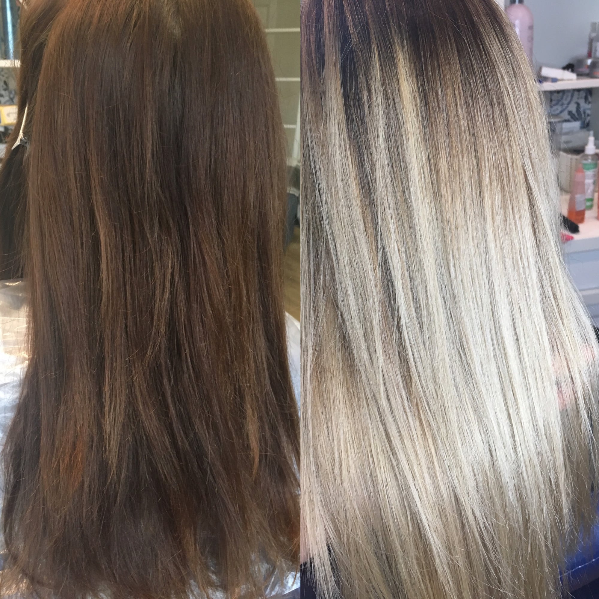 Фарбування балаяж рельєфне блонд, фото - Перукар Марина Бондаренко