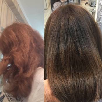 Окрашивание и глубокая реконструкция волос