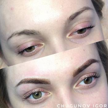 Пудрові брови