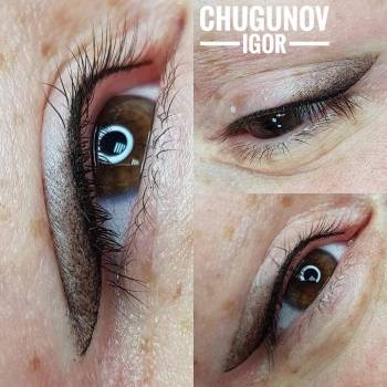 Стрілки з розташуванням, фото - Майстер перманентного макіяжу Игорь Чугунов