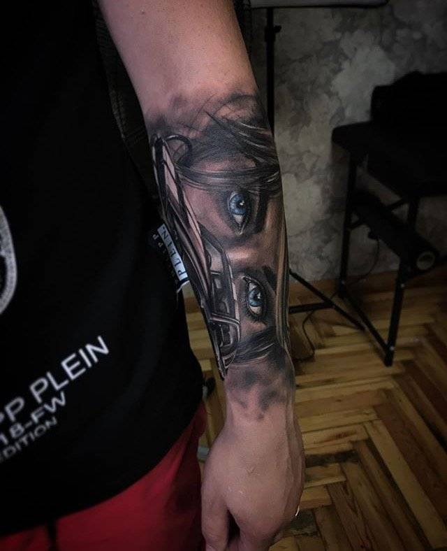 Для хлопців око на руці, фото - Тату салон Tattoo Black Cat