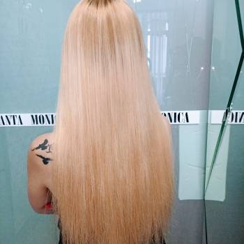 Результат капсульного наращивания. Использовано 150 грамм (1