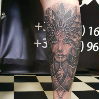 Фото з портфоліо майстра Дмитро Лета (тату майстер, Ужгород)