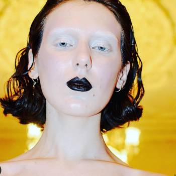 Коктельный креативный макияж 