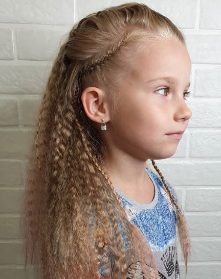 Стрижка на довге волосся дитяча укладка, фото - Студія краси BEAUTY STUDIO k.vitka