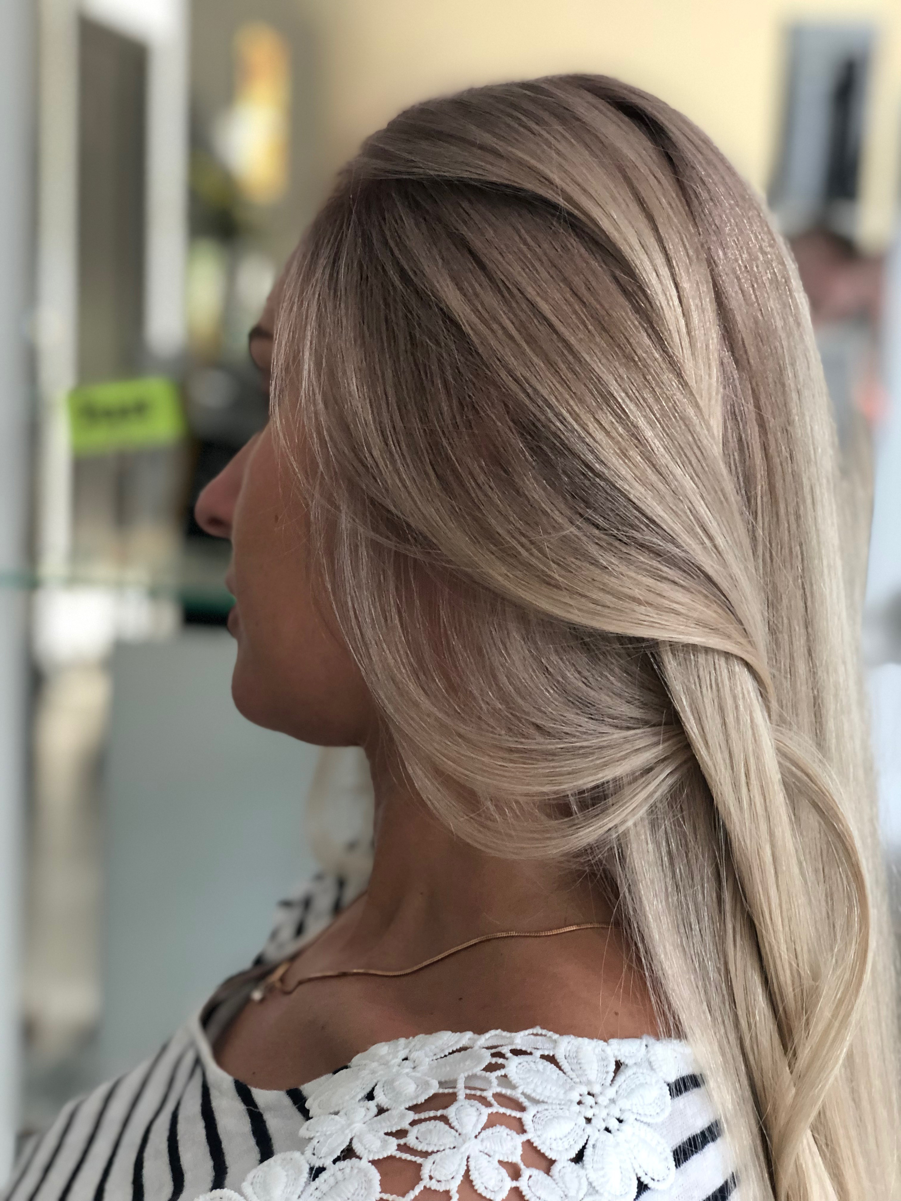 Стрижка на довге волосся жіноча укладка, фото - Студія краси Just studio hair and nails