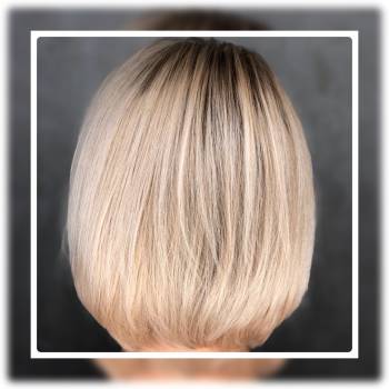 однотонное окрашивание волос