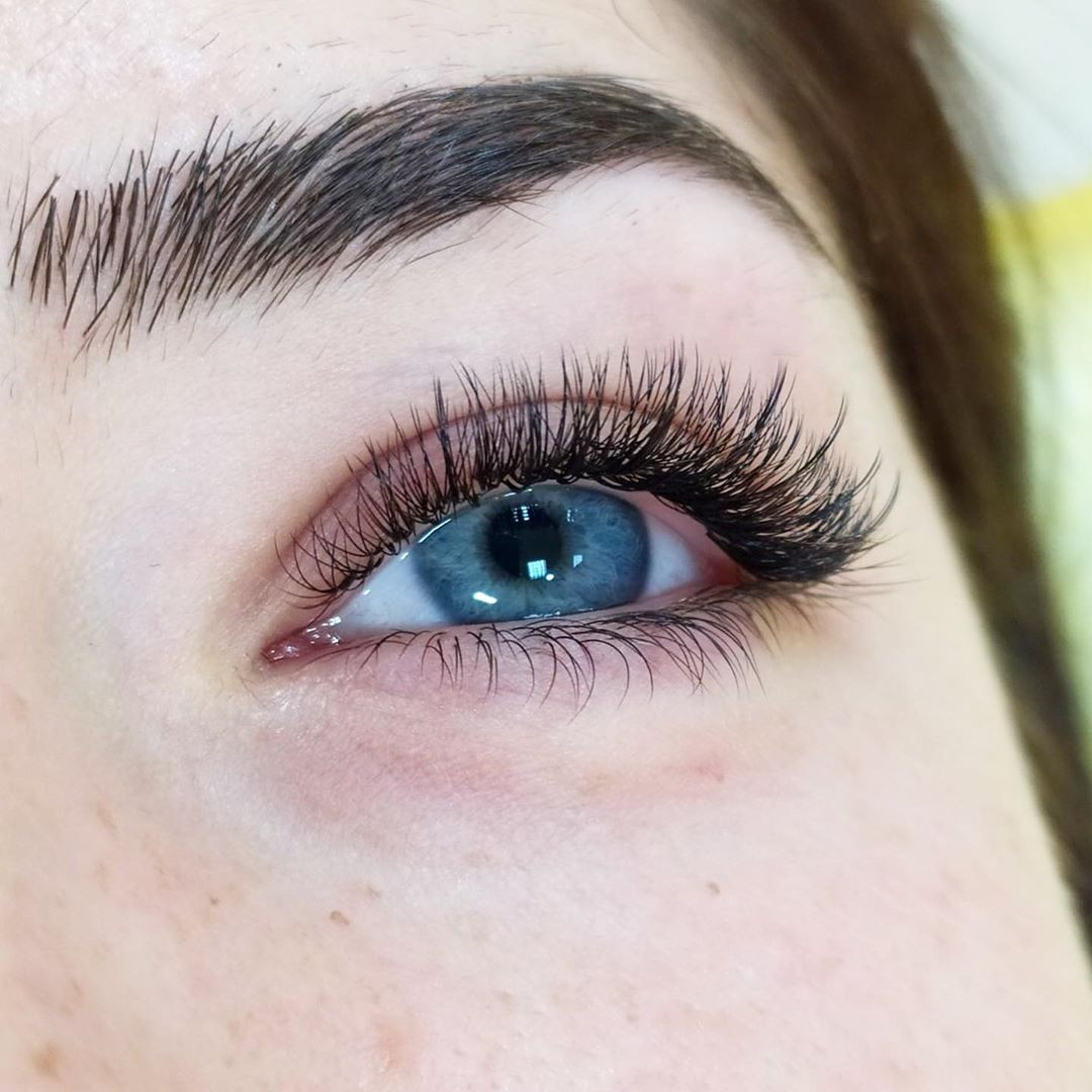 Наращивание ресниц лисичка 3д, фото -  Elite Lashes